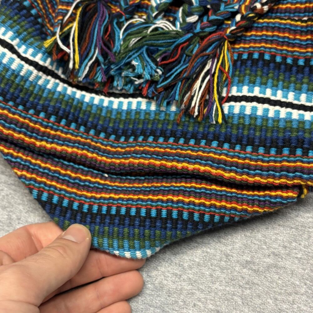 Boho Chic Woven Drawstring Backpack - image 4